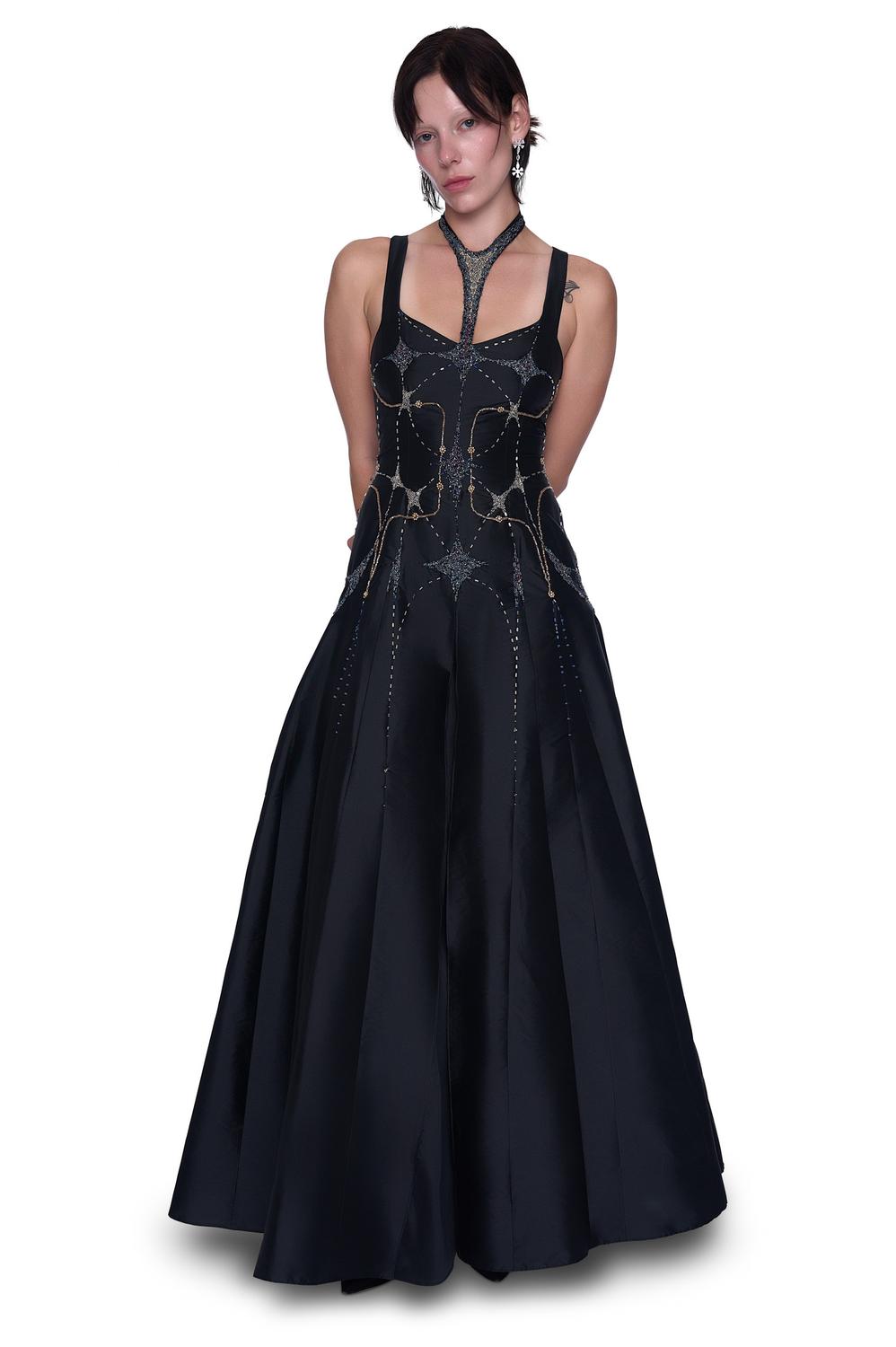 CELESTIAL BEADED GOWN I Am Studios CELESTIAL BEADED GOWN I Am Studios